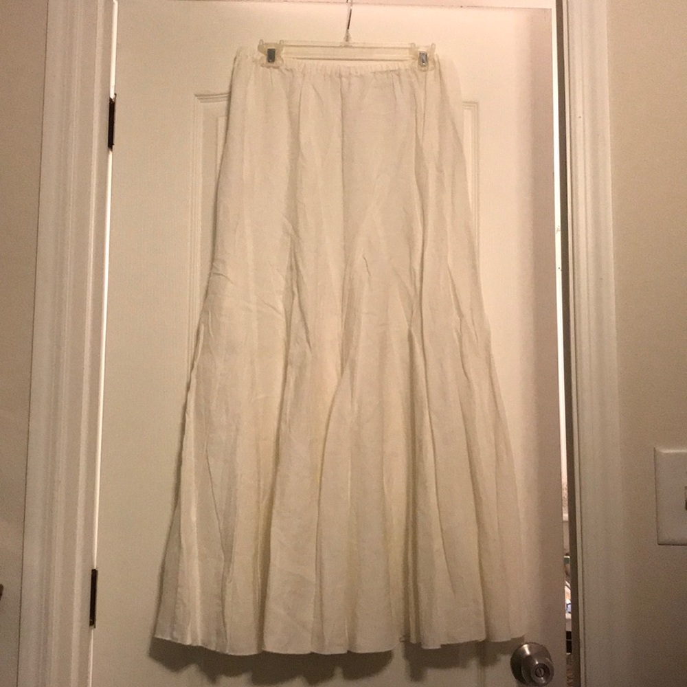 London Jean Linen Skirt